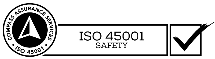 2022 Compass-ISO-45001-Landscape-Icon-BW-V2